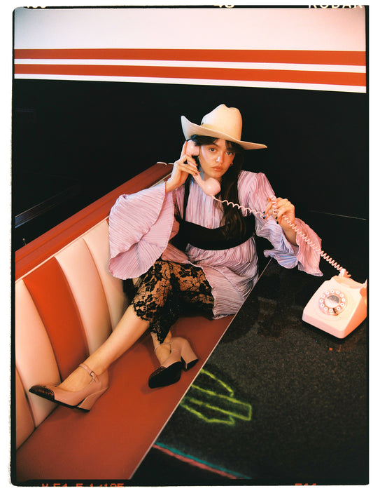 Two Guns Pleated Dress