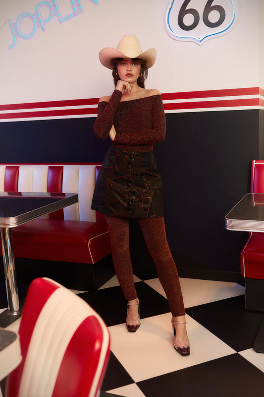 Bourbon Kaleido Miniskirt