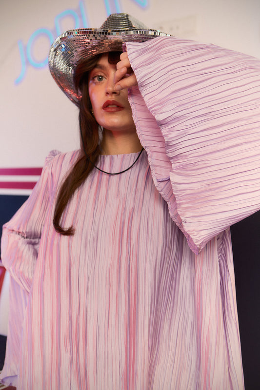 Two Guns Pleated Dress