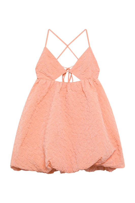 Ballwin Puffball Cloqué Mini Dress