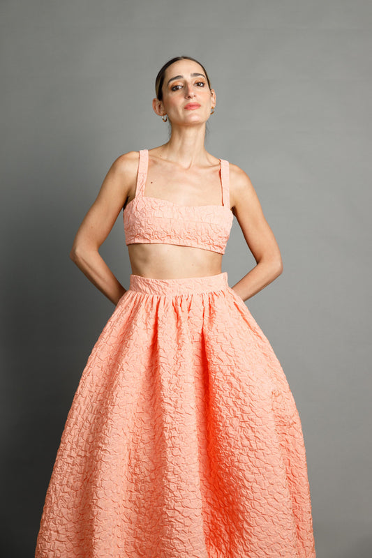 San Bernardino Puffball Cloqué Skirt
