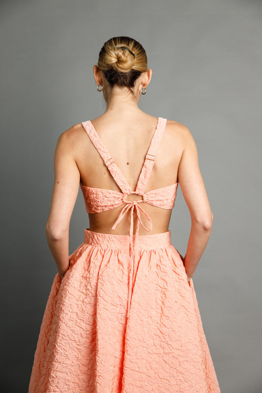 Shamrock Cloqué Top