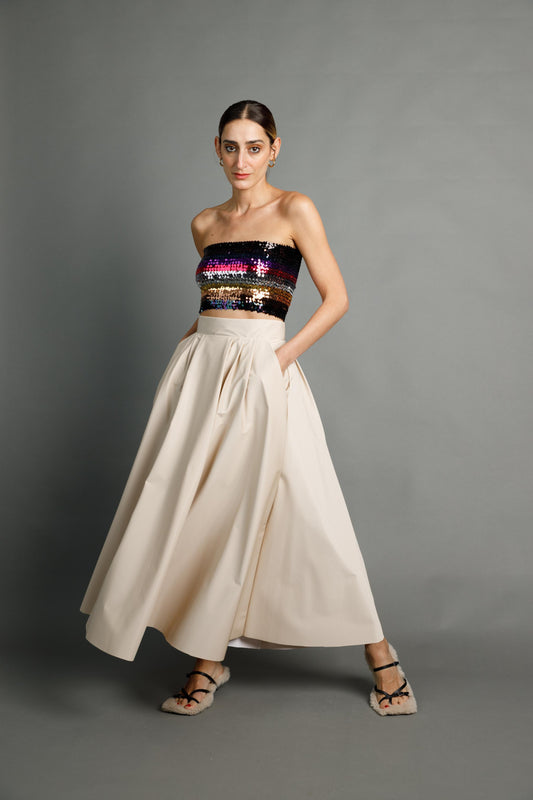 Manuelito Latex Skirt