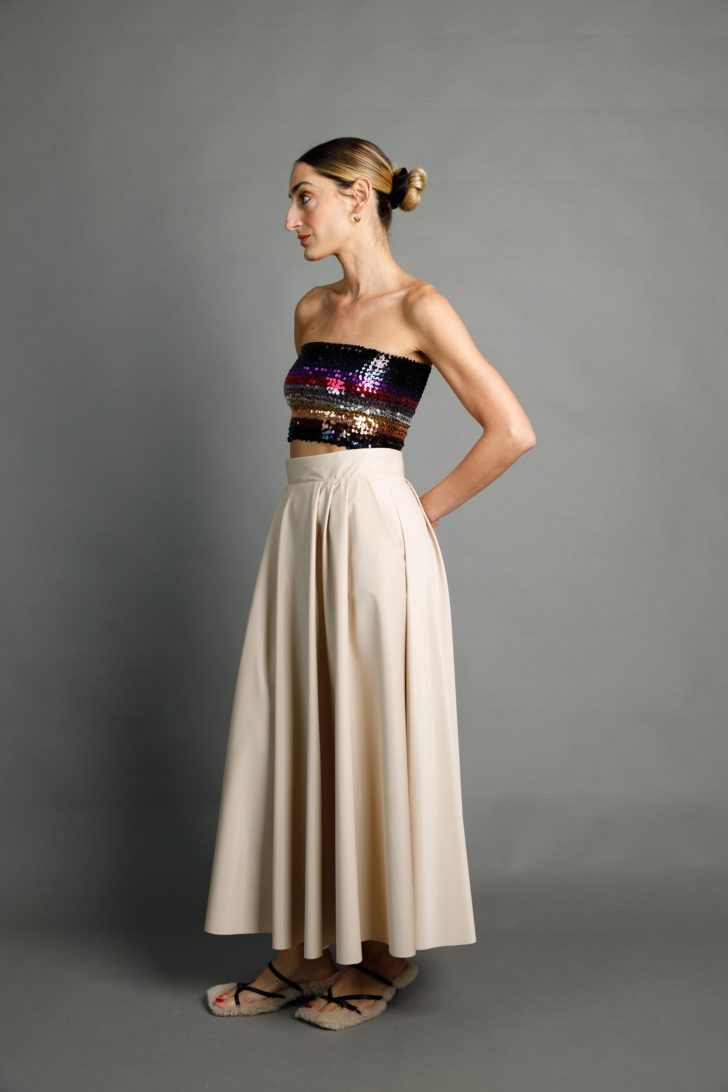 Manuelito Latex Skirt