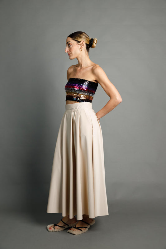 Manuelito Latex Skirt