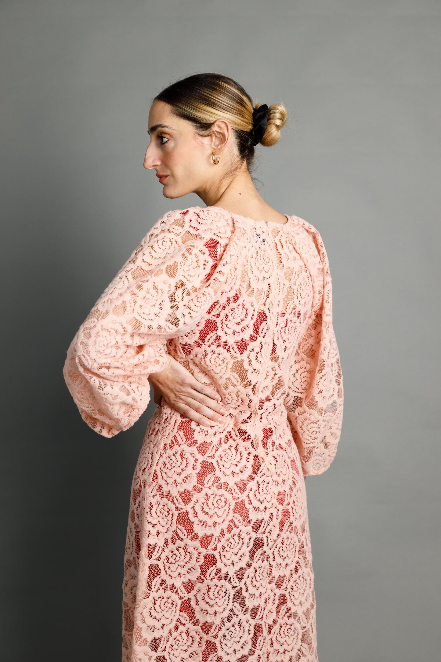 Clementine Hairy Lace Dress