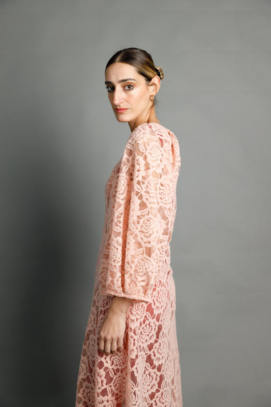 Clementine Hairy Lace Dress