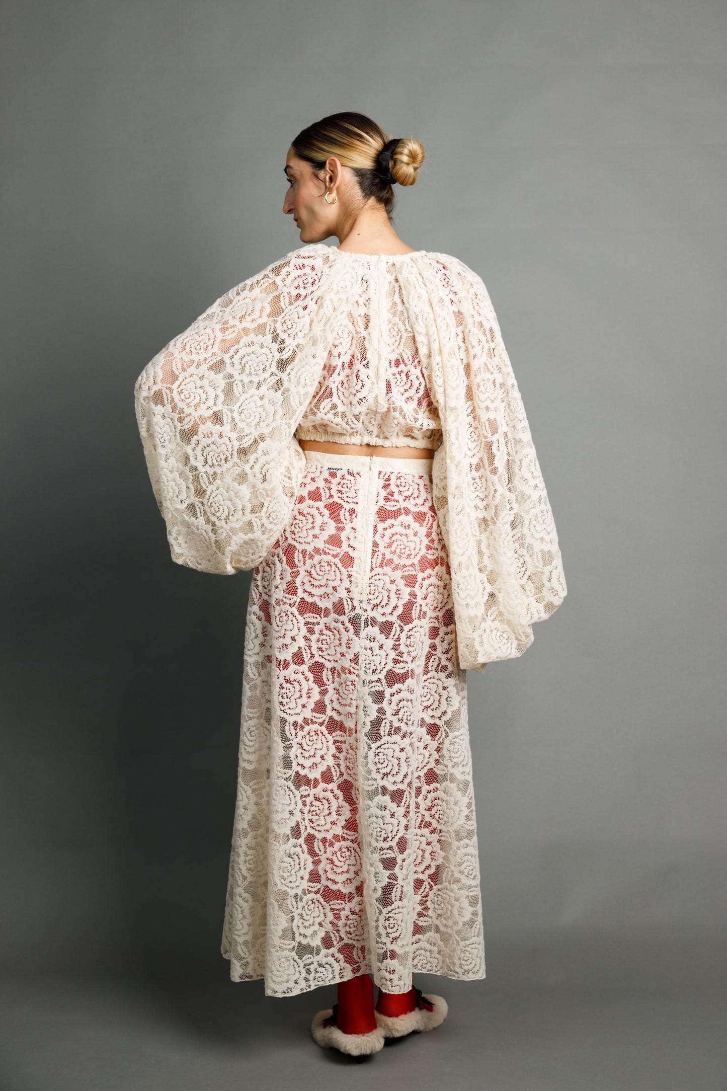 Clementine Hairy Lace Skirt