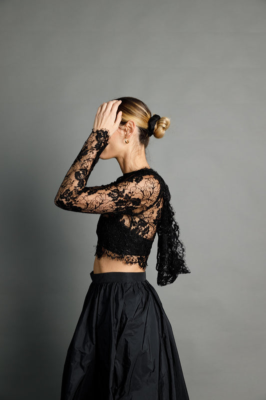 San Bernardino Sparkling Lace Top