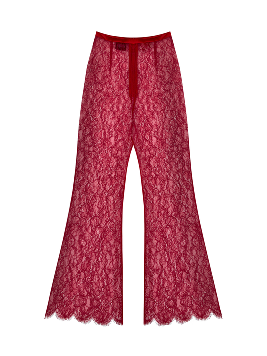 Moriarty Lace Pants ★ Cherry Red