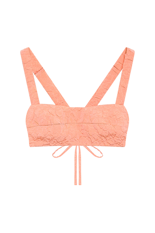 Shamrock Cloqué Top