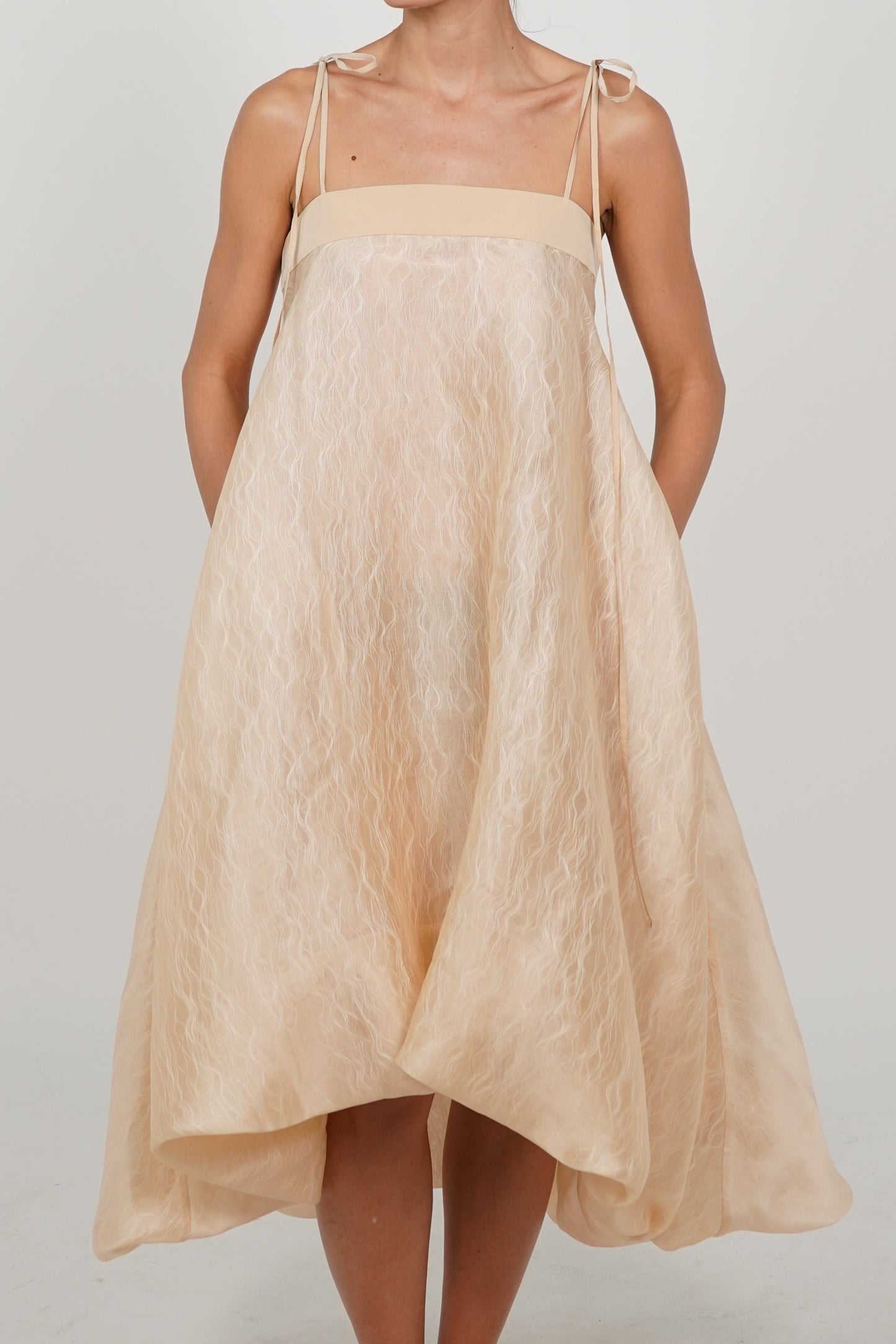 Lela Silk Organza Dress