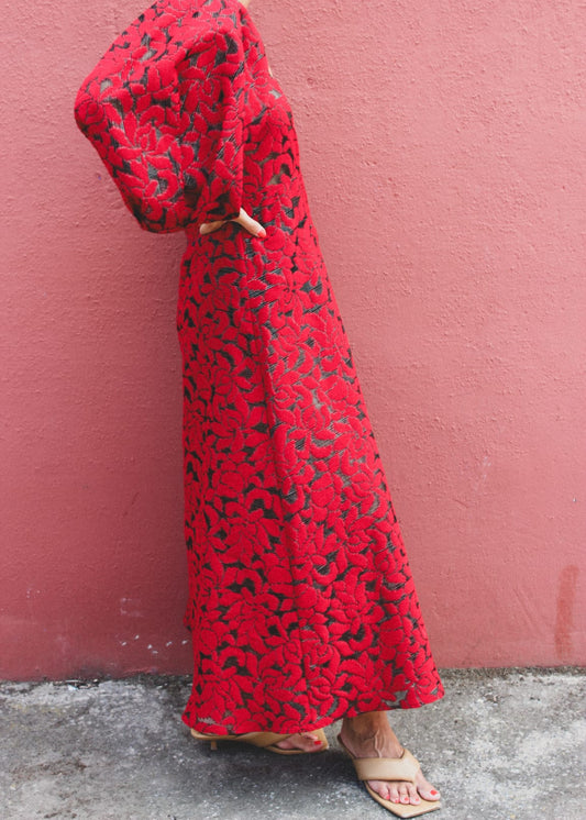 Clementine Lipstick Dress